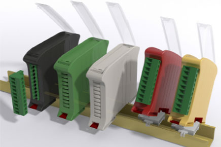 Cajas verticales para carril DIN 22,5mm RAILBOX COMPACT VERTICAL