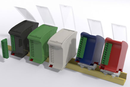 Cajas verticales para carril DIN 45mm RAILBOX COMPACT VERTICAL