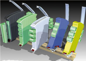 Cajas para carril DIN RAILBOX VERTICAL y MULTINIVEL DE 17,5 a 45mm de ancho para equipos electrónicos y domótica