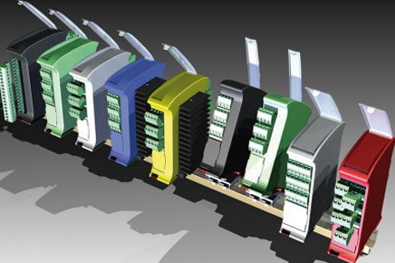 Cajas para carril DIN 35mm RAILBOX VERTICAL Y MULTINIVEL