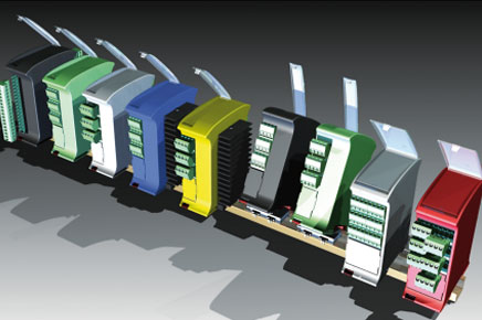Cajas verticales para carril DIN 45mm RAILBOX VERTICAL Y MULTINIVEL