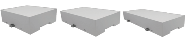 Caja para encapsular circutos electronicos IP68 con resina epoxi y fijacion a carril DIN o tornillos